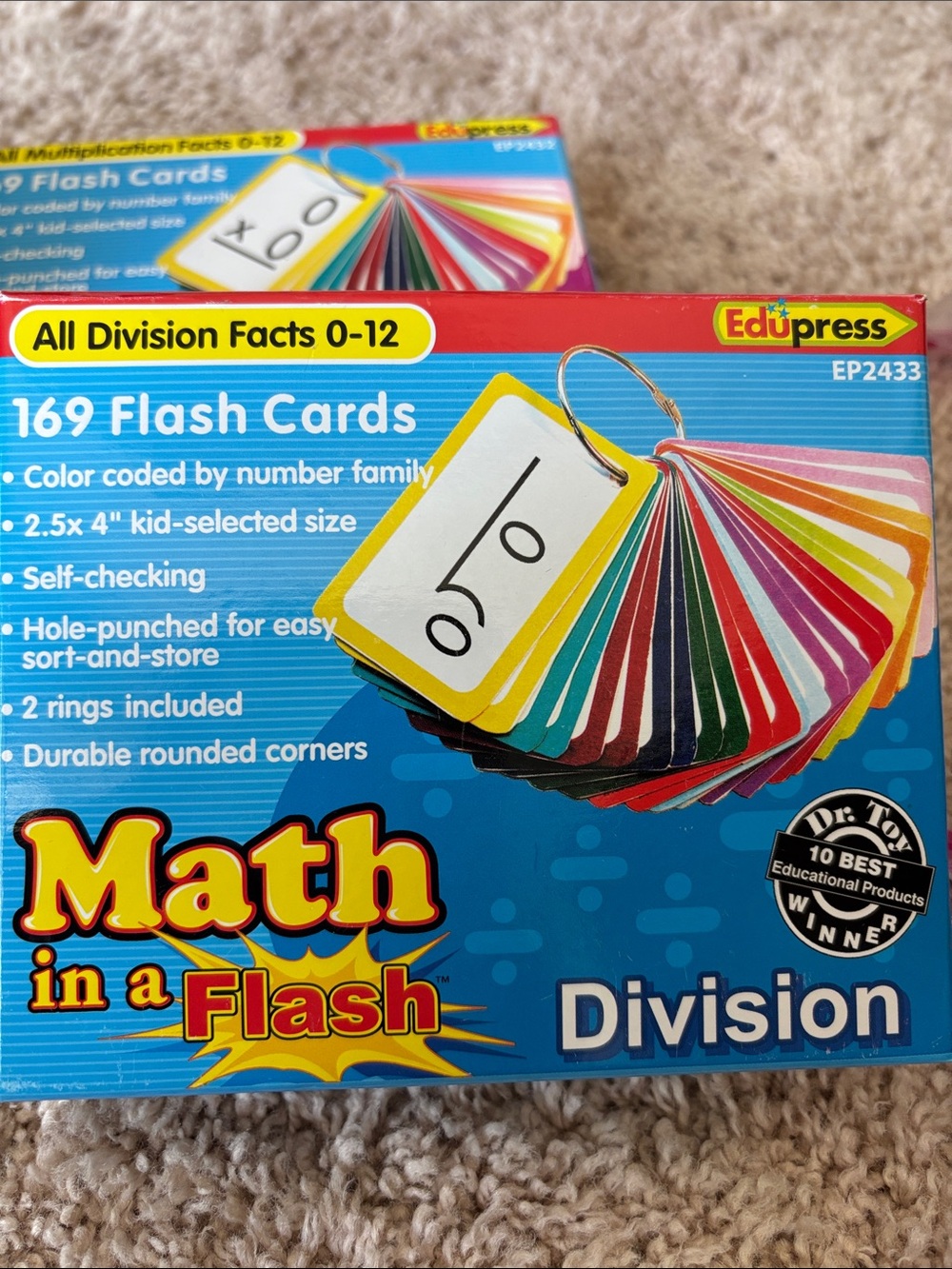Mult/div/addition flash cards - Picture 4 of 7